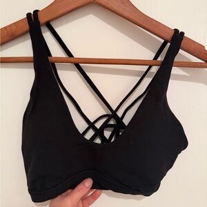 lululemon athletica Black Strappy Sports Bra